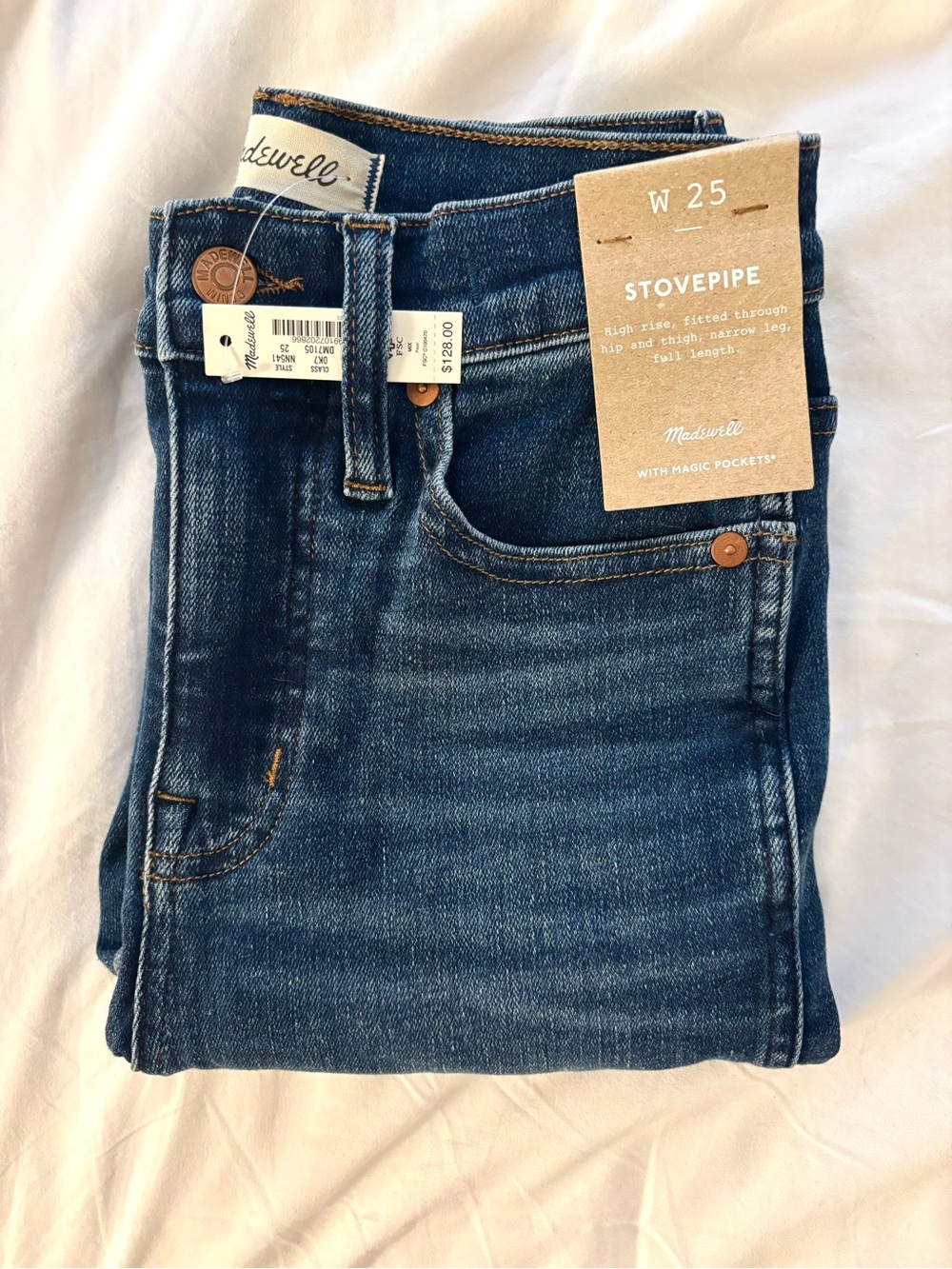Madewell Stovepipe High-Rise Jeans 25